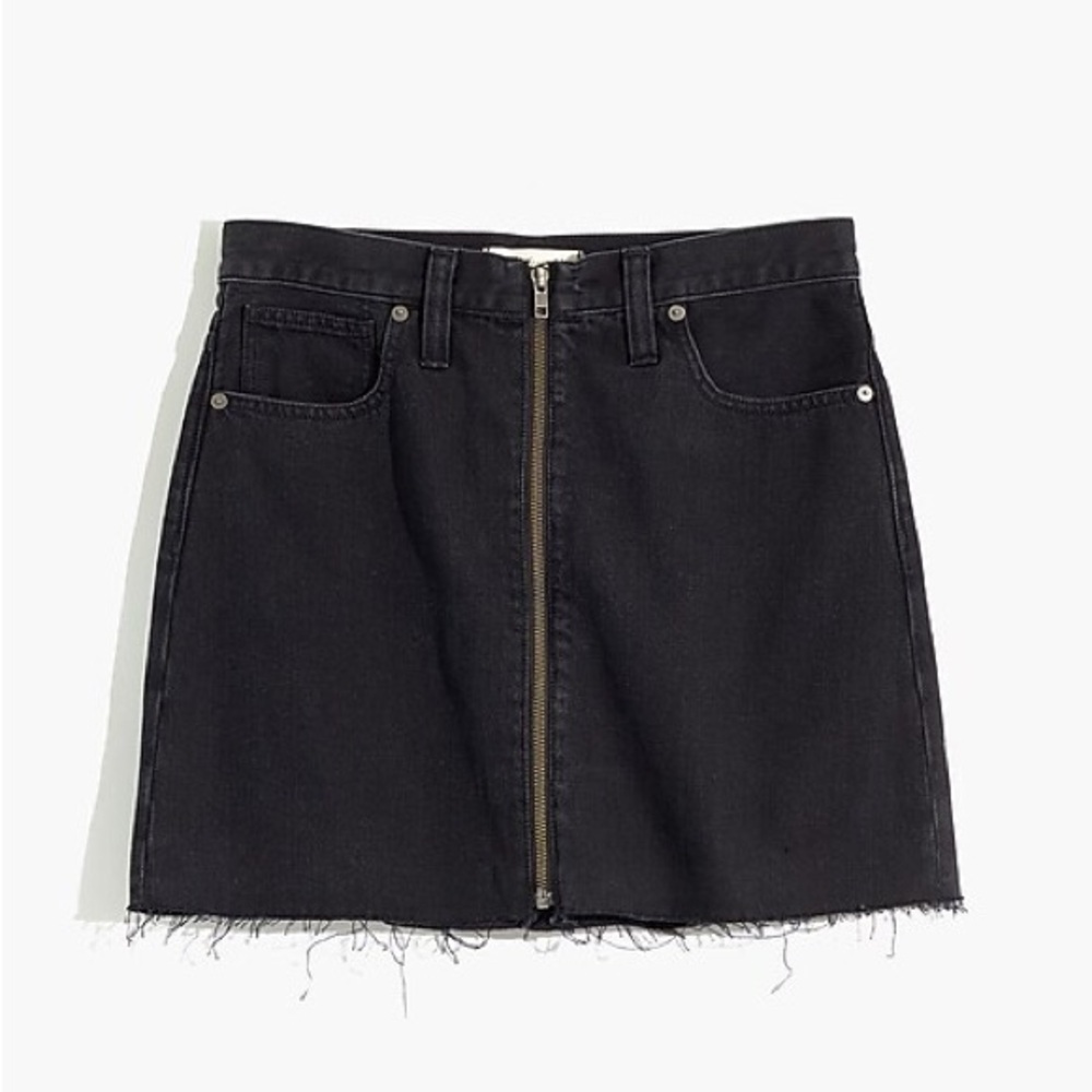 Madewell Rigid Denim A-line Skirt Lunar Wash - 26